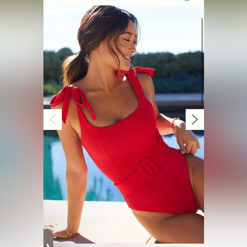 Beach Riot Red One Piece Swimsuit